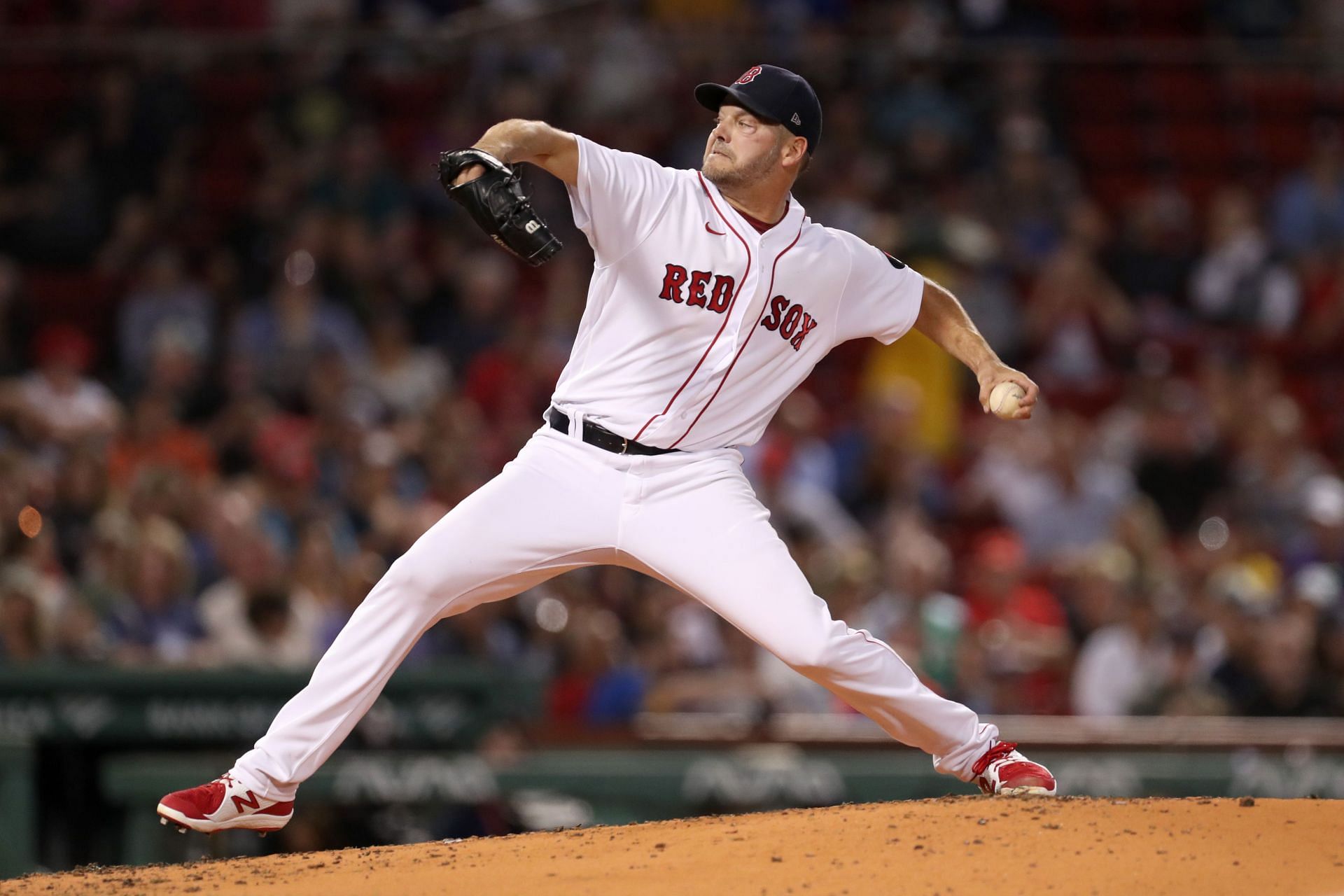 Rich Hill played a one-year contract with the Red Sox in 2022.