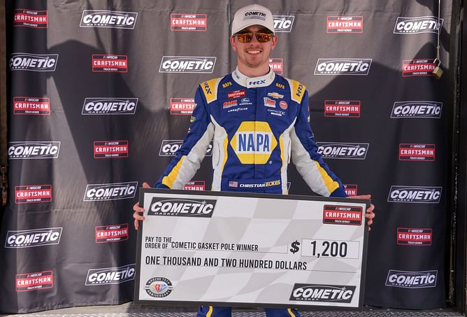 NASCAR Truck Series: Starting lineup for Kansas Speedway released, Christian Eckes takes pole