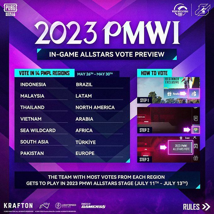 Tencent invites Vampire Esports to PUBG Mobile World Invitational 2023