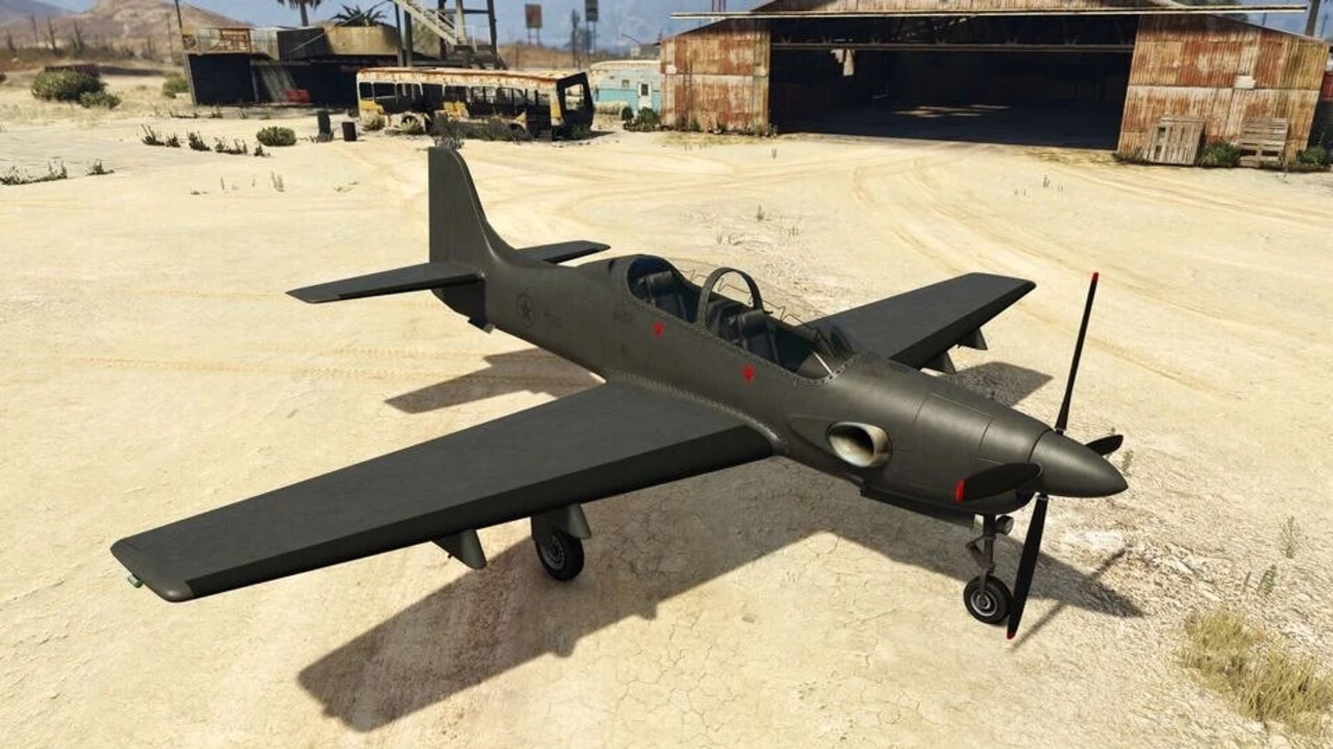 Another official screenshot featuring this plane (image via Rockstar Games)