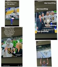 CM Punk with Game 6 commentary between the Dallas Stars and the Vegas Golden Knights on his Instagram account