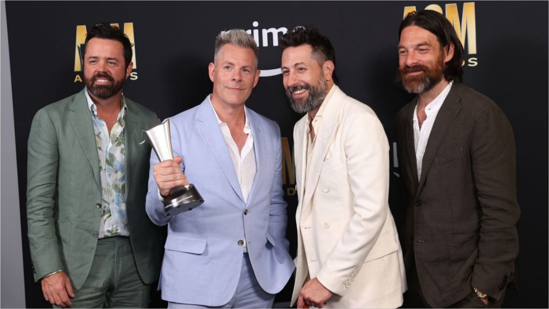 Matthew Ramsey with the rest of the band members at ACM Awards 2023 (Image via Omar Vega/Getty Images)