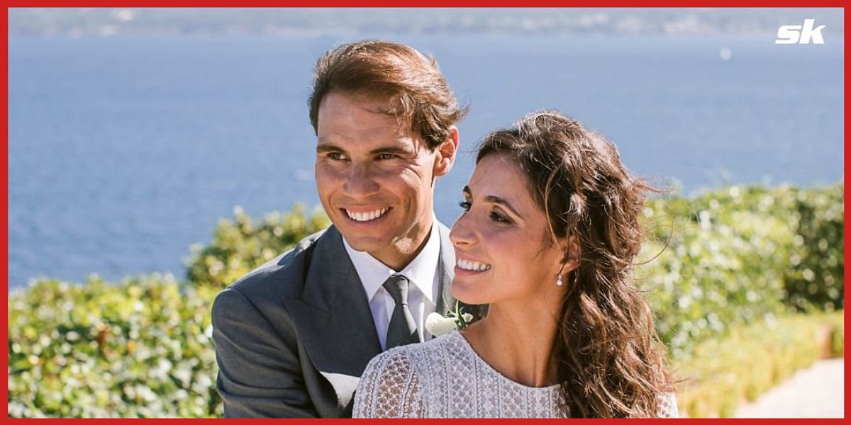 Rafael Nadal and his wife Mar&iacute;a Francisca Perello.