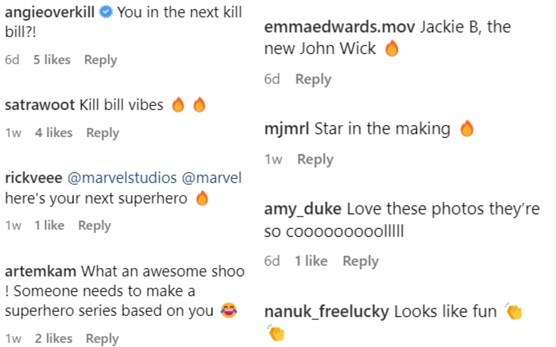 Comments on Jackie Buntan&#039;s video on Instagram