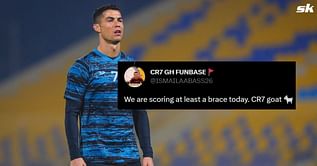 "Scoring at least a brace today," "We're cooking" - Fans react as Cristiano Ronaldo captains Al-Nassr in Saudi League fixture against Al-Ettifaq