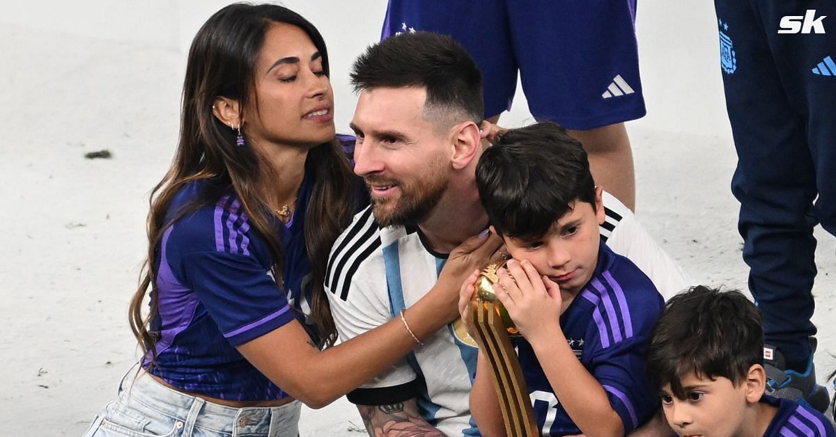 Lionel Messi shared images with Antonela Roccuzzo
