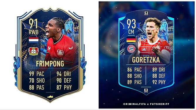 FIFA 23 leaks hint at Jeremie Frimpong and Leon Goretzka being included in Bundesliga TOTS