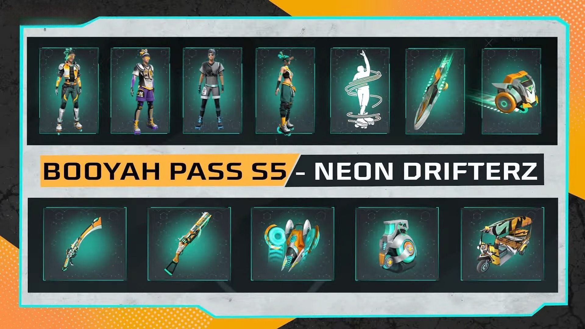 Image showcasing the rewards of the Booyah Pass
