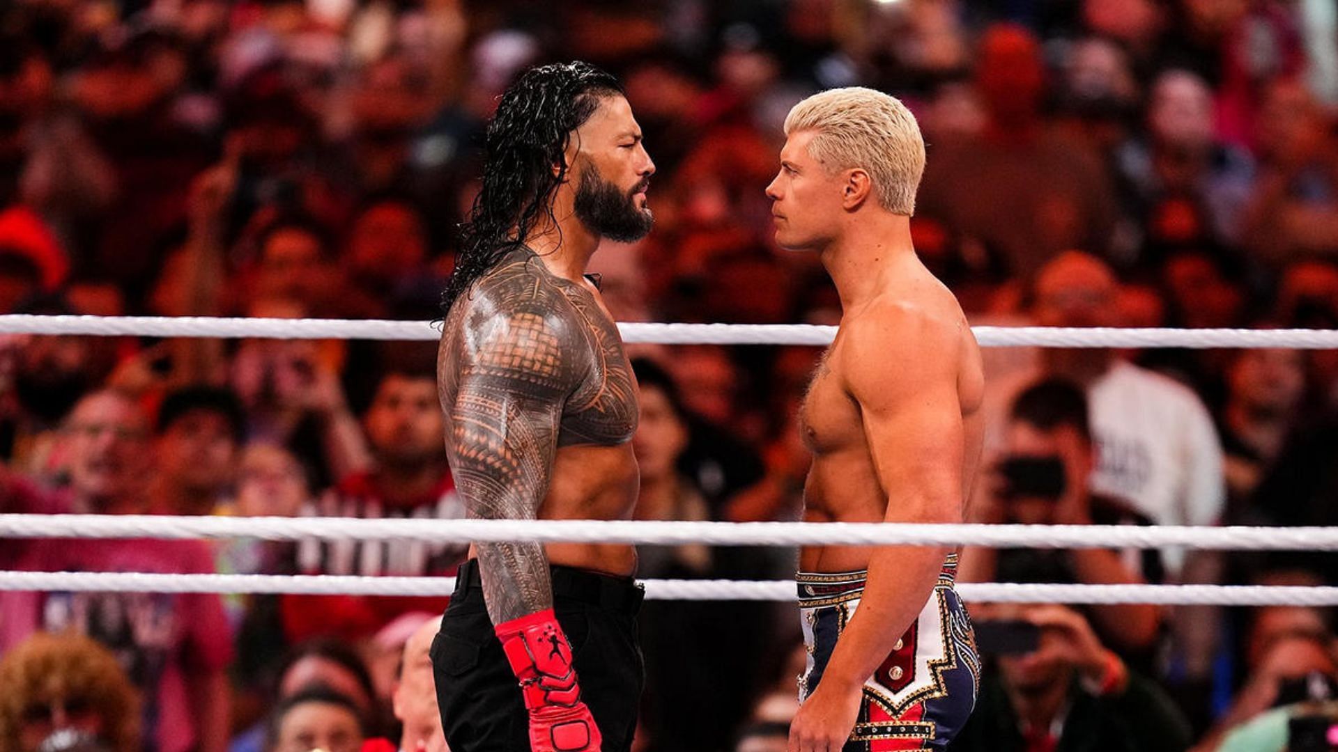 Roman Reigns and Cody Rhodes at WrestleMania 39!