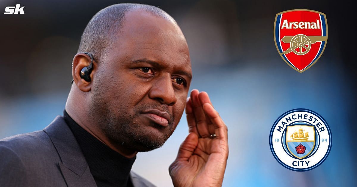 Patrick Vieira says Arsenal trail Manchester City in one key aspect.