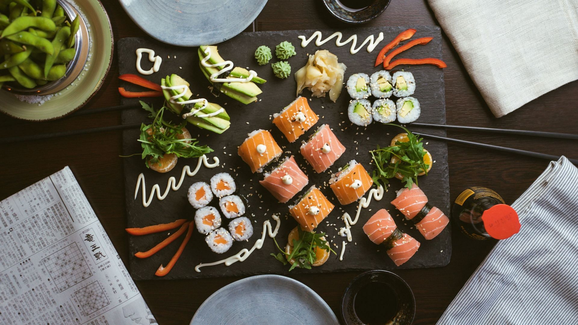 Sushi is a traditional Japanese dish. (Image via Unsplash/Jakub Dziubak)
