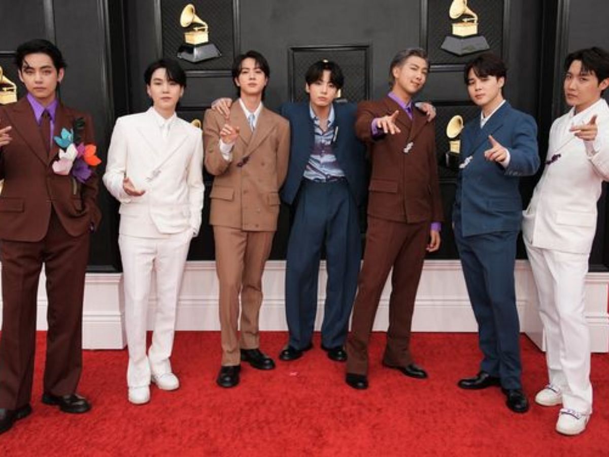7 times BTS ruled over the red carpet with their dapper looks (Image via Sportskeeda)