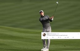 "Completed football, moved on to golf" - Fans react to Gareth Bale's celebration after hitting first-ever hole-in-one