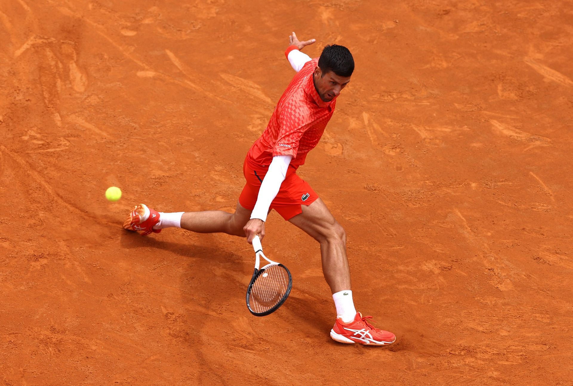 Novak Djokovic at the Italian Open