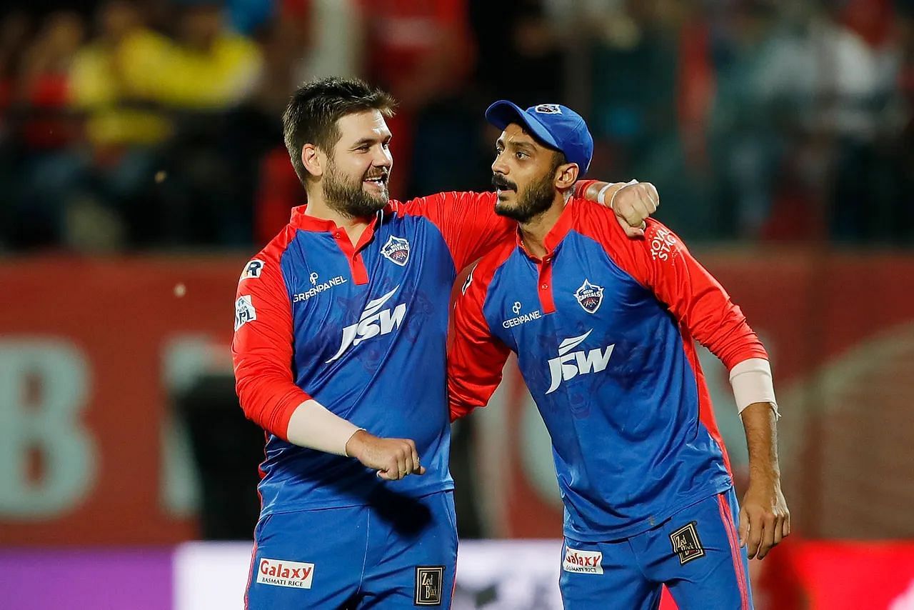 Axar Patel (R) bagged one wicket in the last game (Image Courtesy: IPLT20.com)