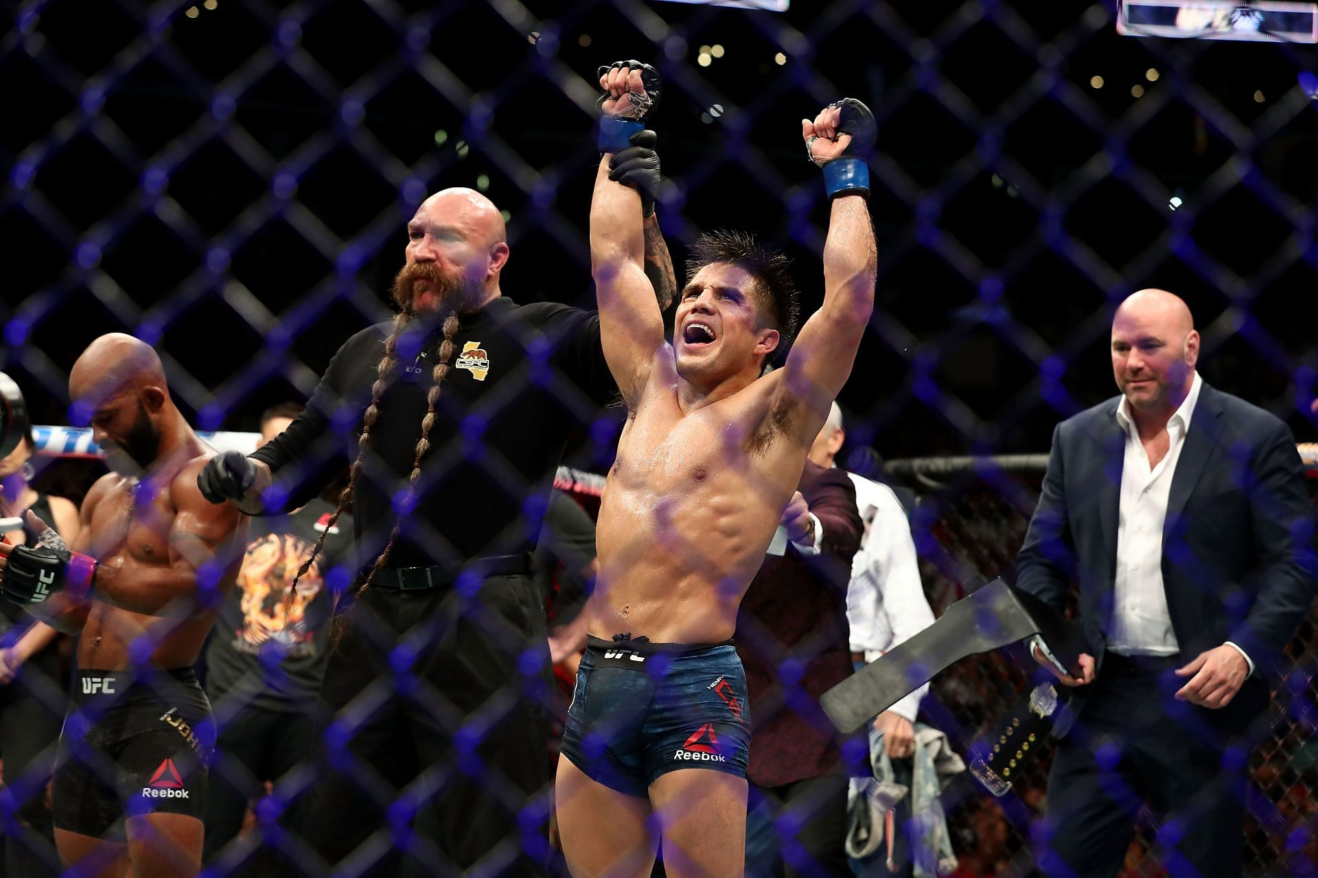 Henry Cejudo's first UFC title win saw him defeat the great Demetrious Johnson