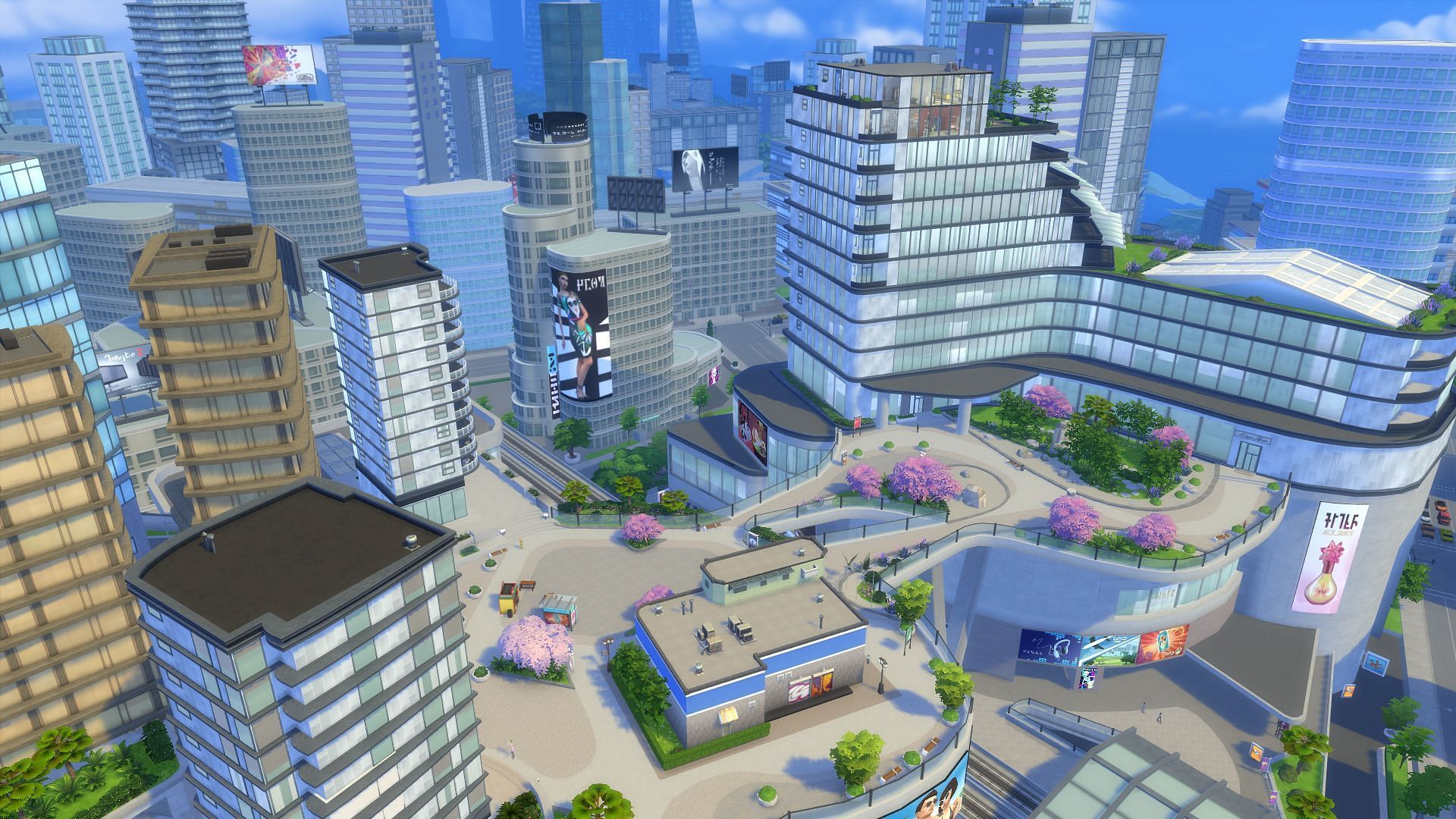 San Myshuno neighborhood (Image via Sim Citizens)