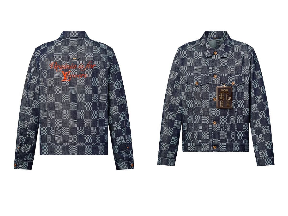HypeNeverDies on X: PHARRELL Previews New LOUIS VUITTON Leather Damier  Jacket First Look 👀  / X