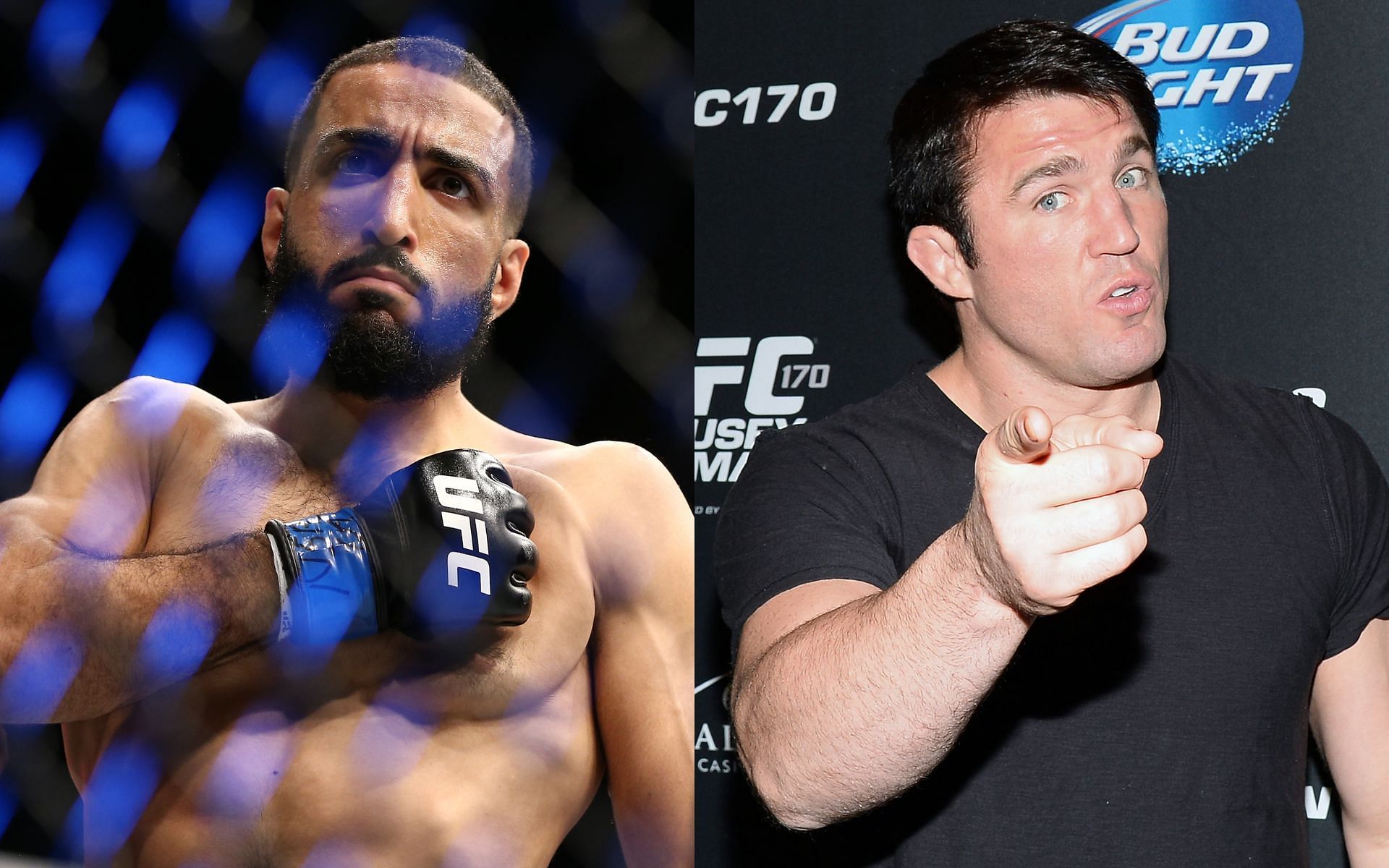 Belal Muhammad (Left) and Chael Sonnen (Right)