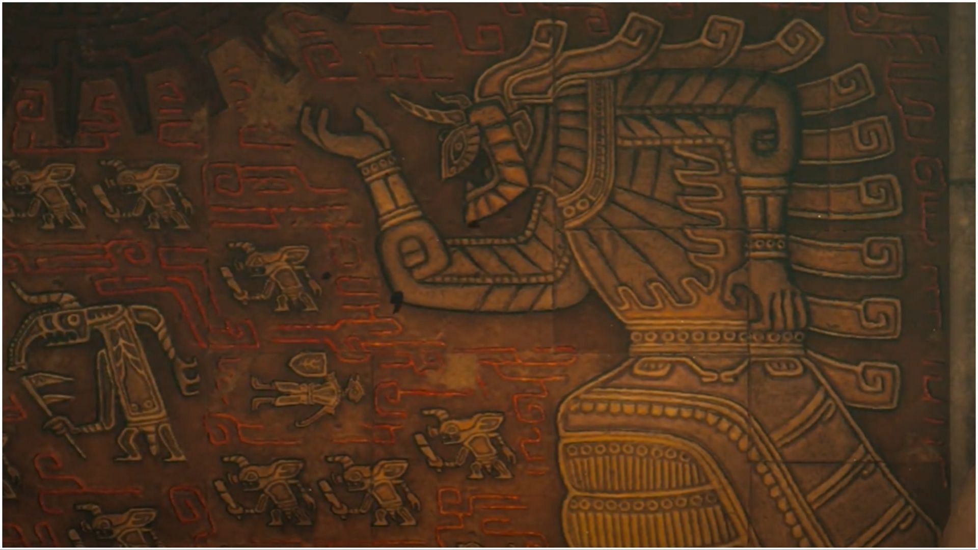 Zelda will explain the significance of the murals (Image via The Legend of Zelda Tears of the Kingdom)