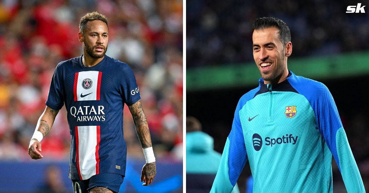 Neymar paid a tribute to Barcelona legend