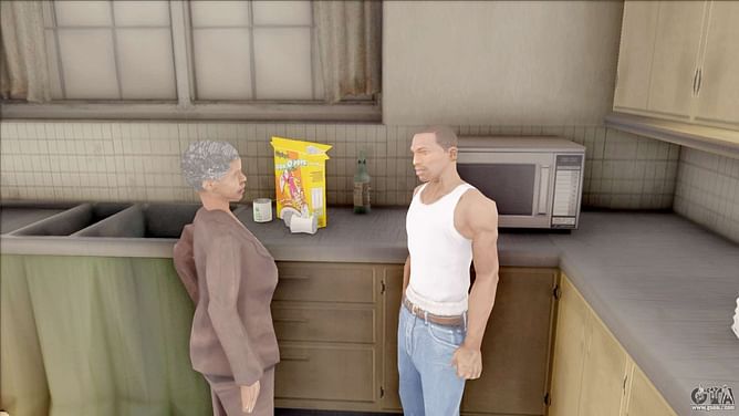 CJ Mom Ghost myth comes alive in GTA San Andreas using Misterix mod
