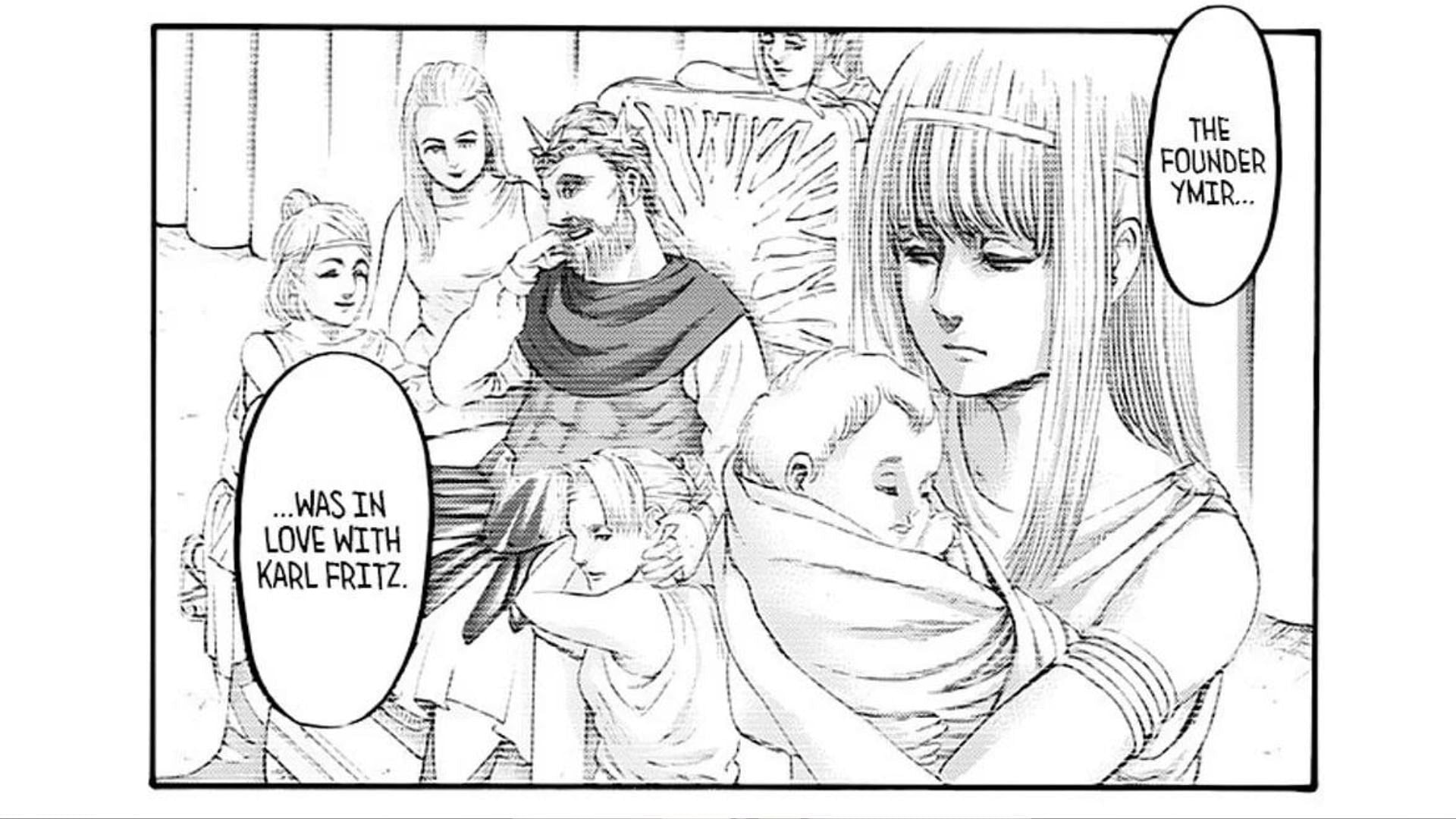 Ymir loved King Fritz (Image via Kodansha)