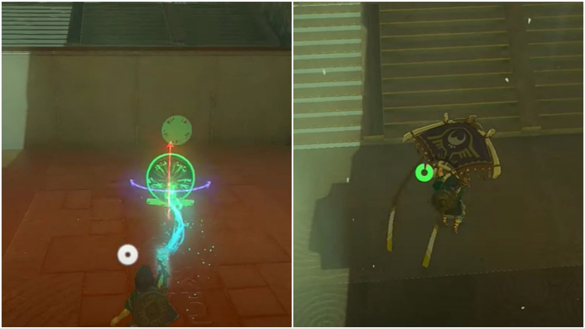 Hit the fan to activate it (Image via The Legend of Zelda Tears of the Kingdom)