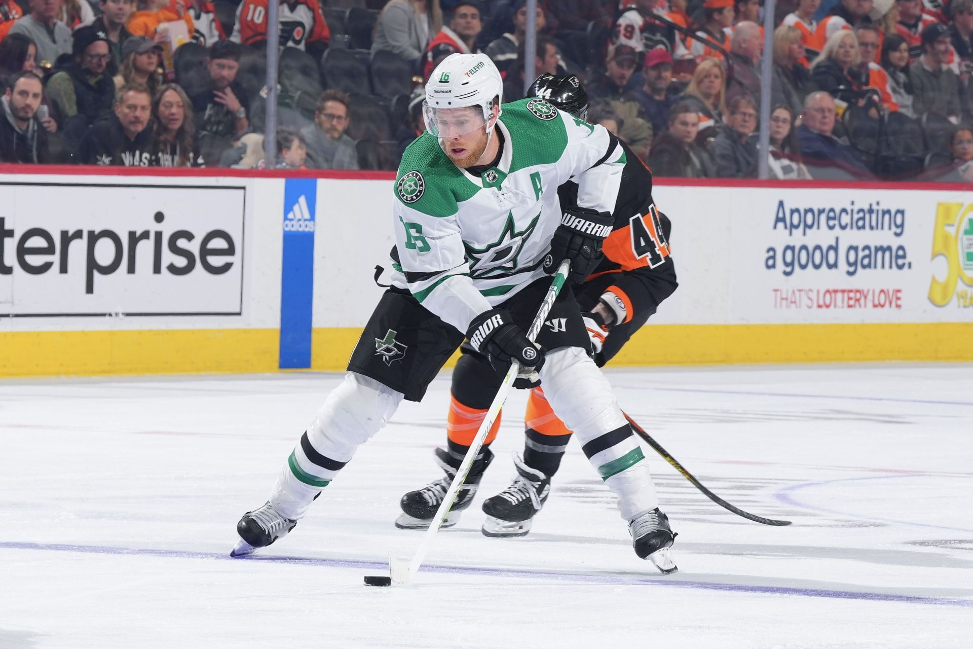 Joe Pavelski during a Dallas Stars v Philadelphia Flyers game