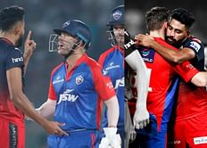 Mohammed Siraj applauds and embraces Philip Salt for his match-winning knock in DC vs RCB IPL 2023 clash after an on-field spat
