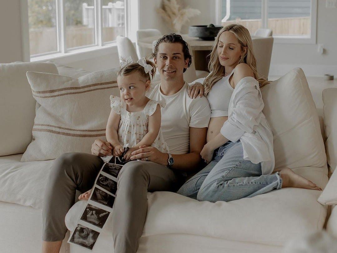 Dylan Strome and her wife, Taylor, are expecting their second child (Source: Instagram, Tayler Strome)