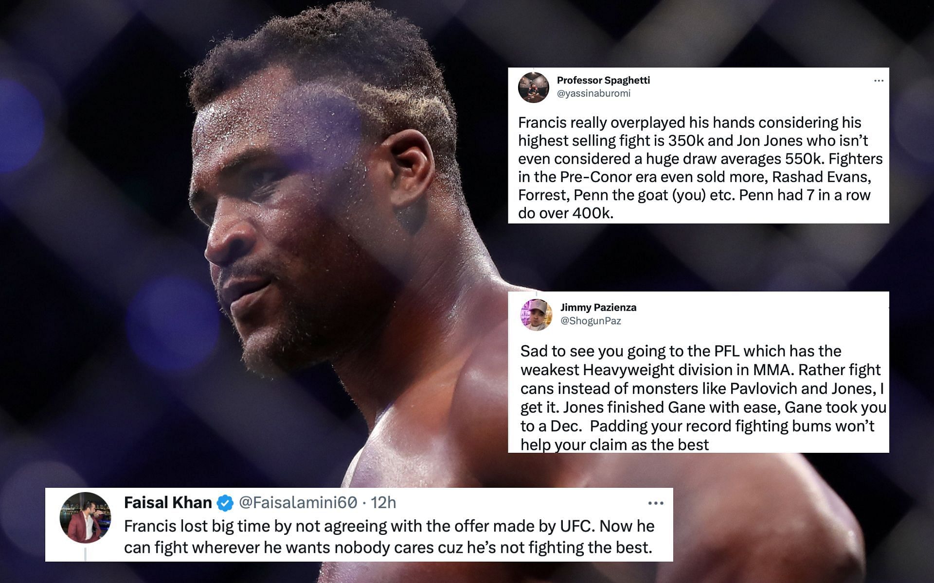 Francis Ngannou. [via Getty Images]