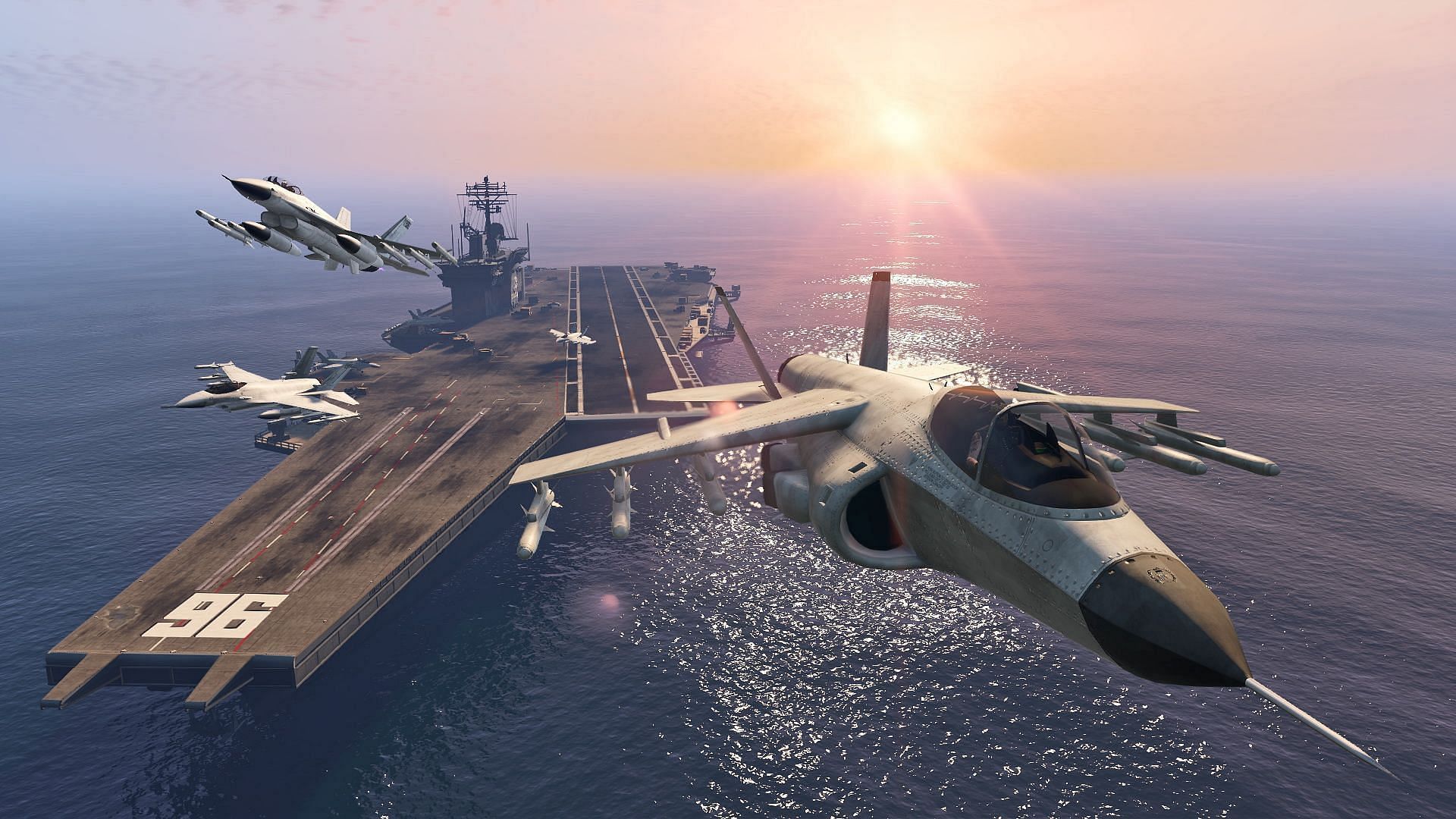 Aerial combat is pretty fun with a skilled opponent (Image via Rockstar Games)