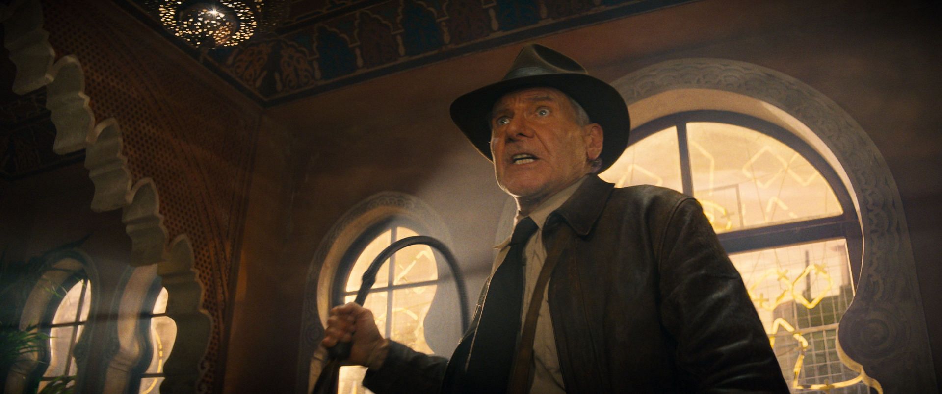 The iconic Indiana Jones franchise reaches its conclusion with Dial of Destiny, leaving fans wondering about the future of the beloved adventurer (Image via Lucasfilm)
