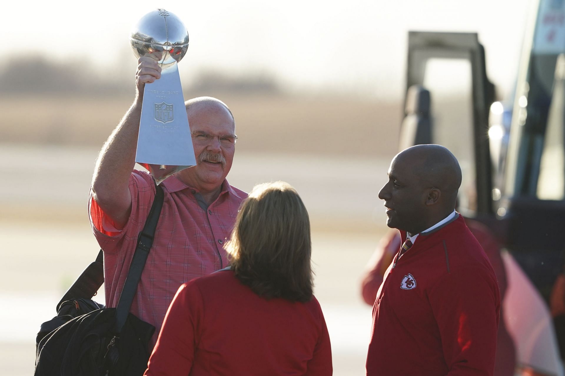 The Kansas City Chiefs Arrive in Kansas City After Winning Super Bowl LVII