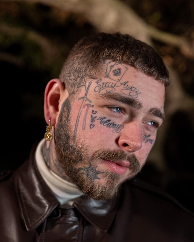How many tattoos does Post Malone have and what do they mean?