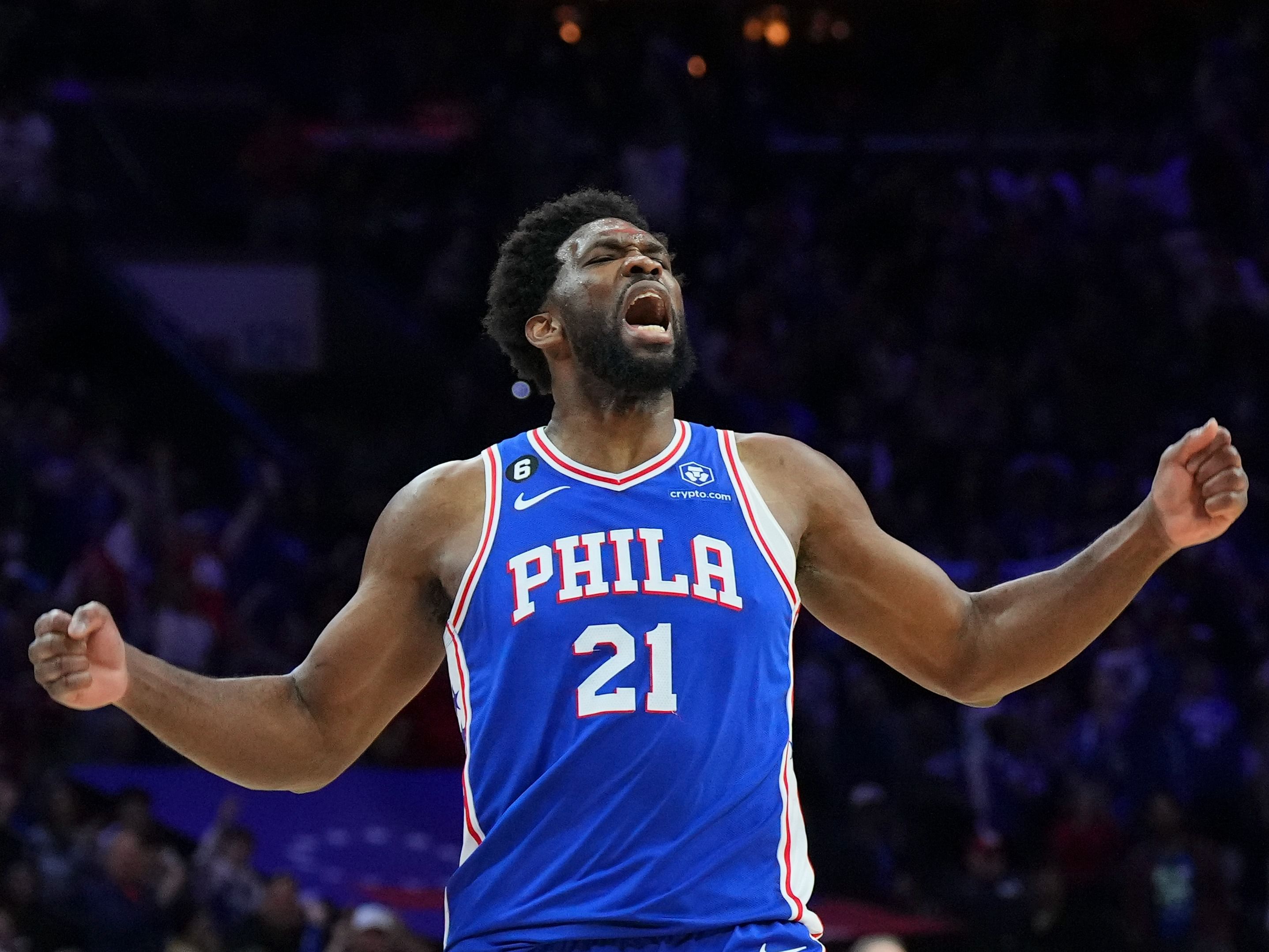 Sixers' Joel Embiid returns from knee injury for Game 2 vs