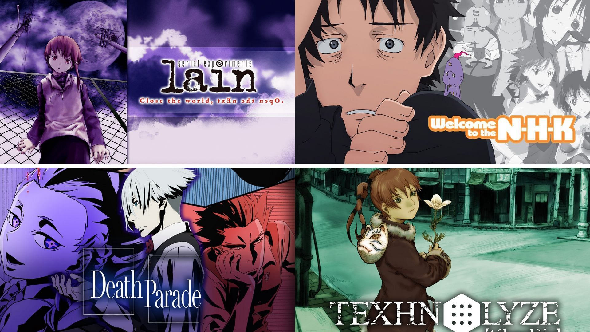 Serial Experiments Lain  Film posters minimalist, Anime titles