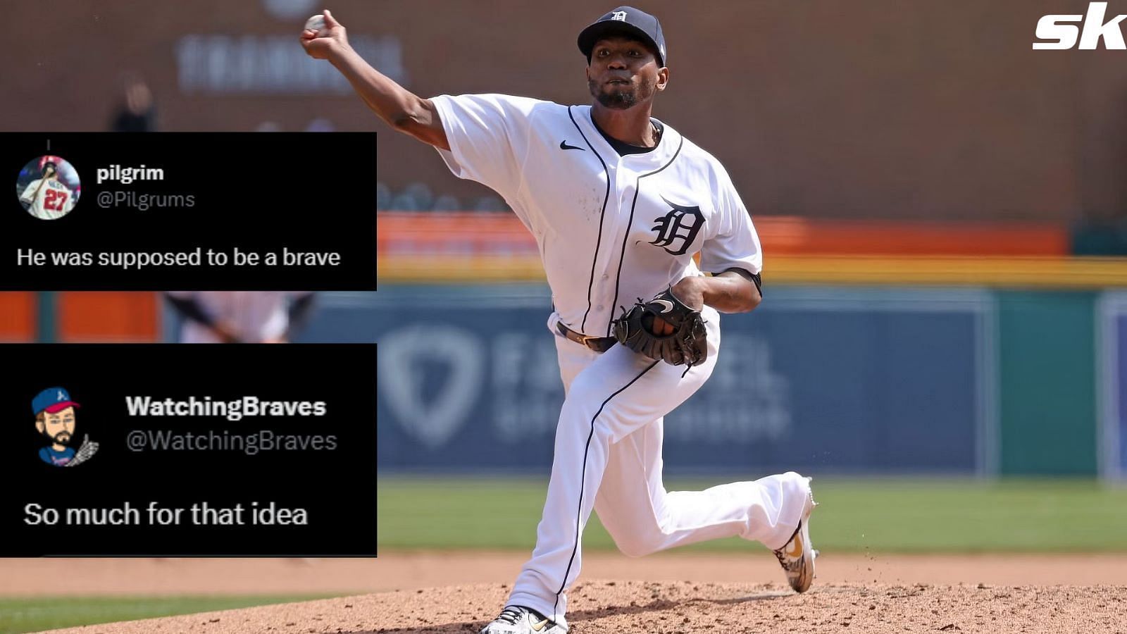 Julio Teheran last pitched in the majors with the Detroit Tigers in 2021