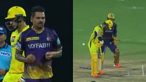 [Watch] Sunil Narine castles Moeen Ali with a drifting delivery in CSK vs KKR IPL 2023 match