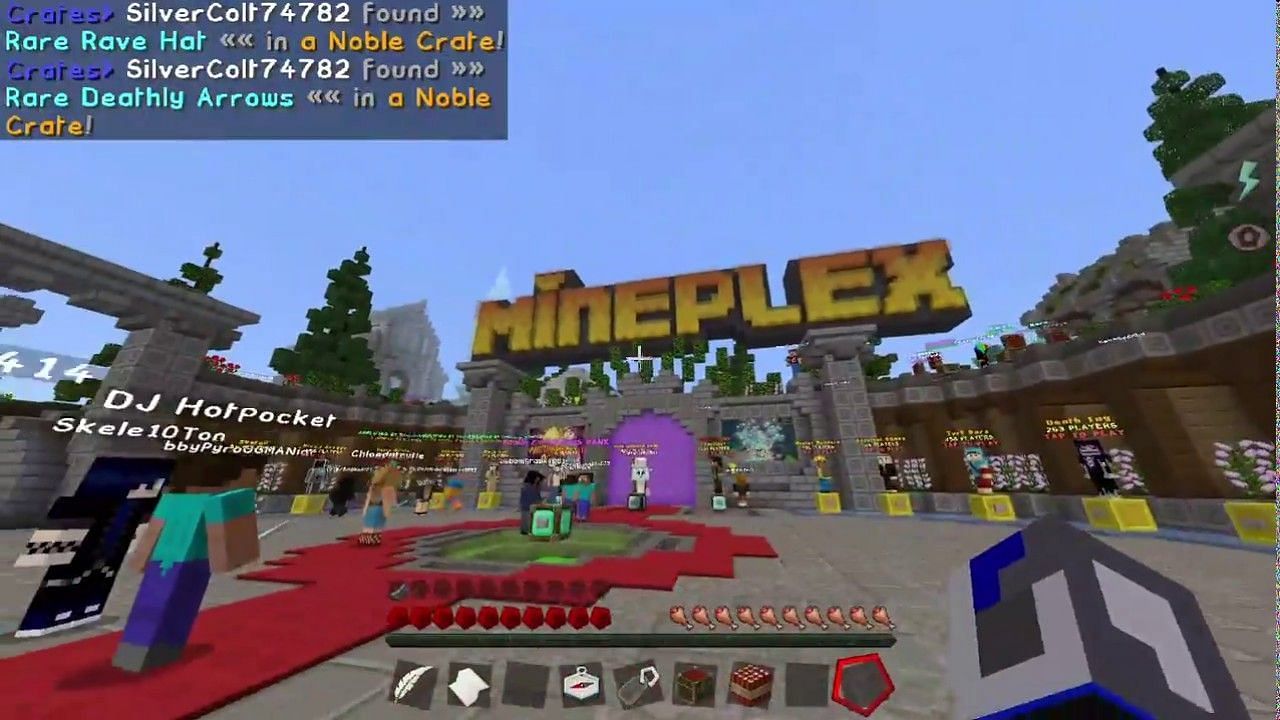 An in-game look at Mineplex (Image via ReggietheGamer on YouTube)