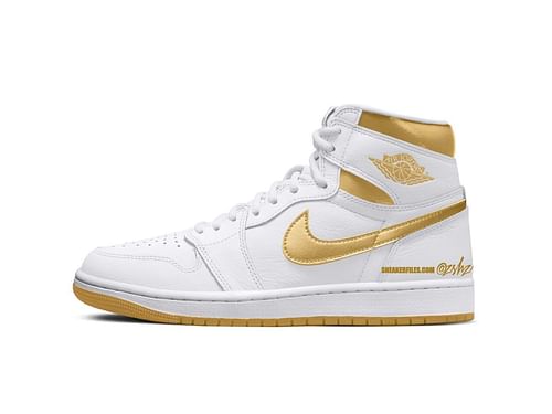 Upcoming Nike Air Jordan 1 "Metallic Gold" sneakers (Image via Zsneakerheads)