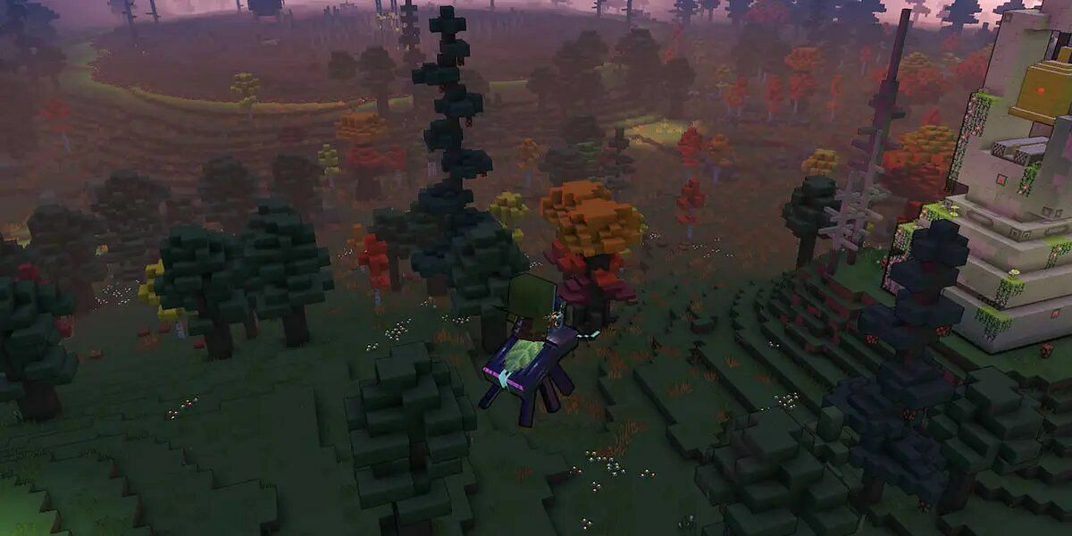 The Brilliant Beetle mount is found in the Jungle (Image via Mojang)