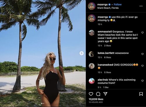 Ivana Nedved's comment on Morgan Riddle's post