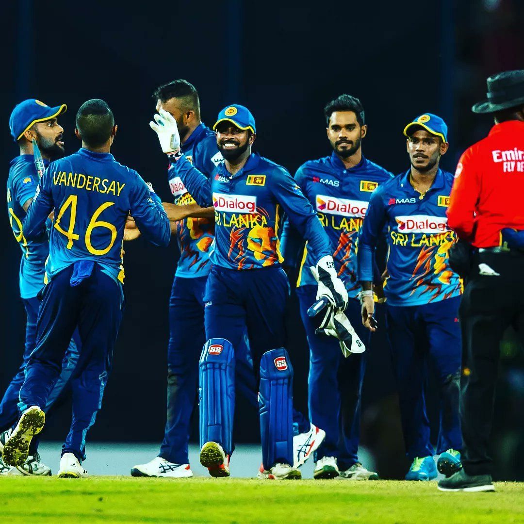 Sri Lanka cricket team. (Credits: Twitter)