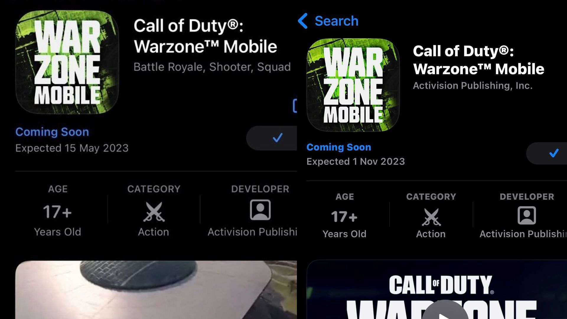 Warzone Mobile Now Has an Exact Release Date As Per New App Store