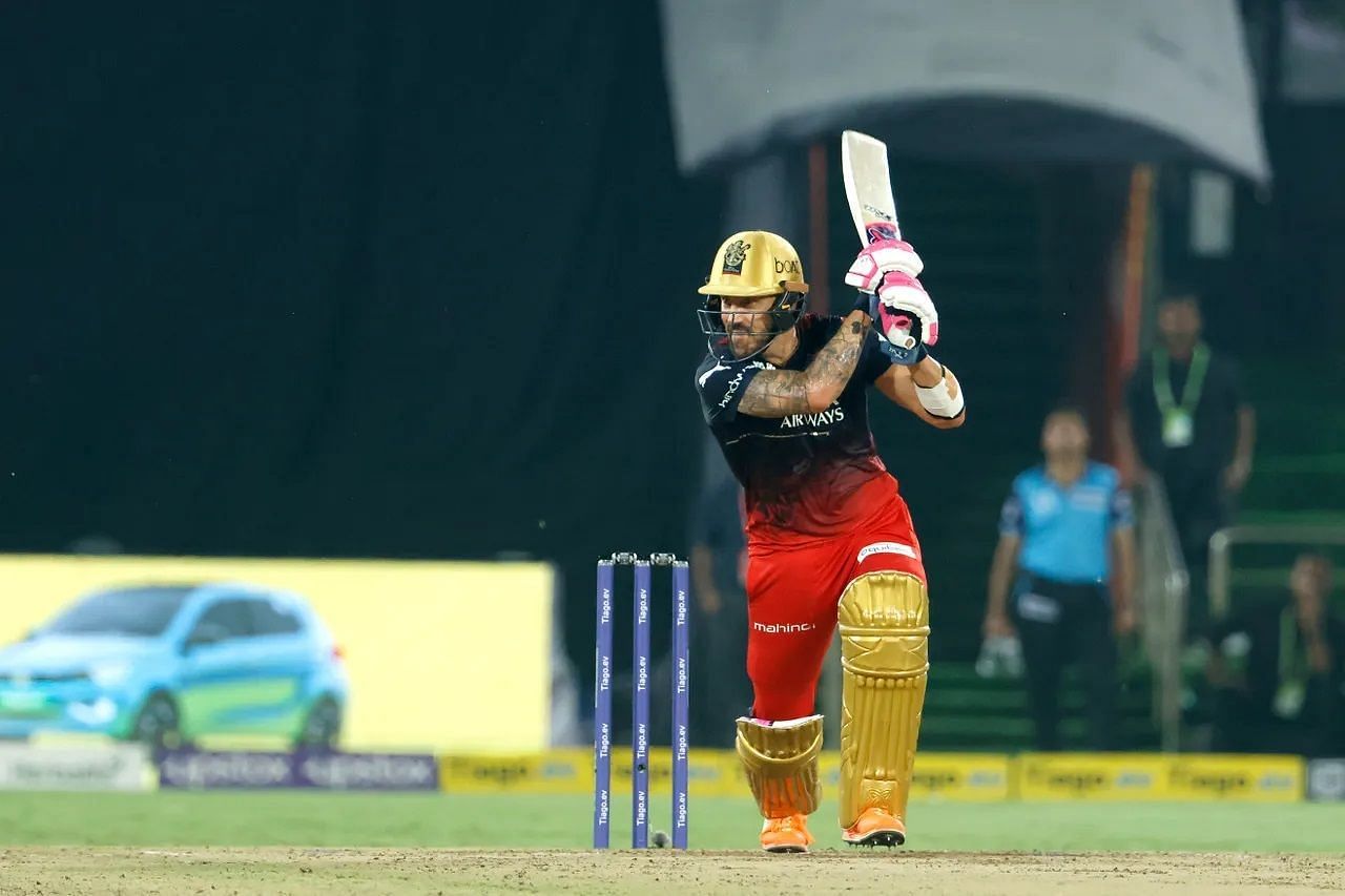 Faf du Plessis scored 71 runs off 47 balls for RCB against SRH. [P/C: iplt20.com]