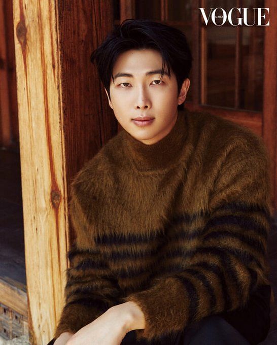 LOOK AT HIM”: BTS' RM's fans lavish praise as Vogue Korea drop additional  pictures and interview