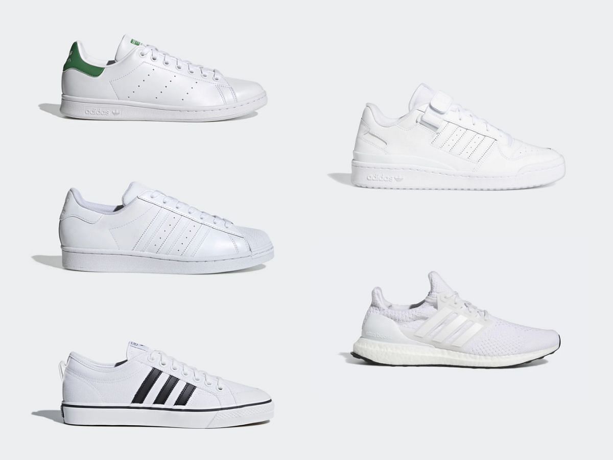Top 5 white Adidas sneakers to wear (Image via Sportskeeda)