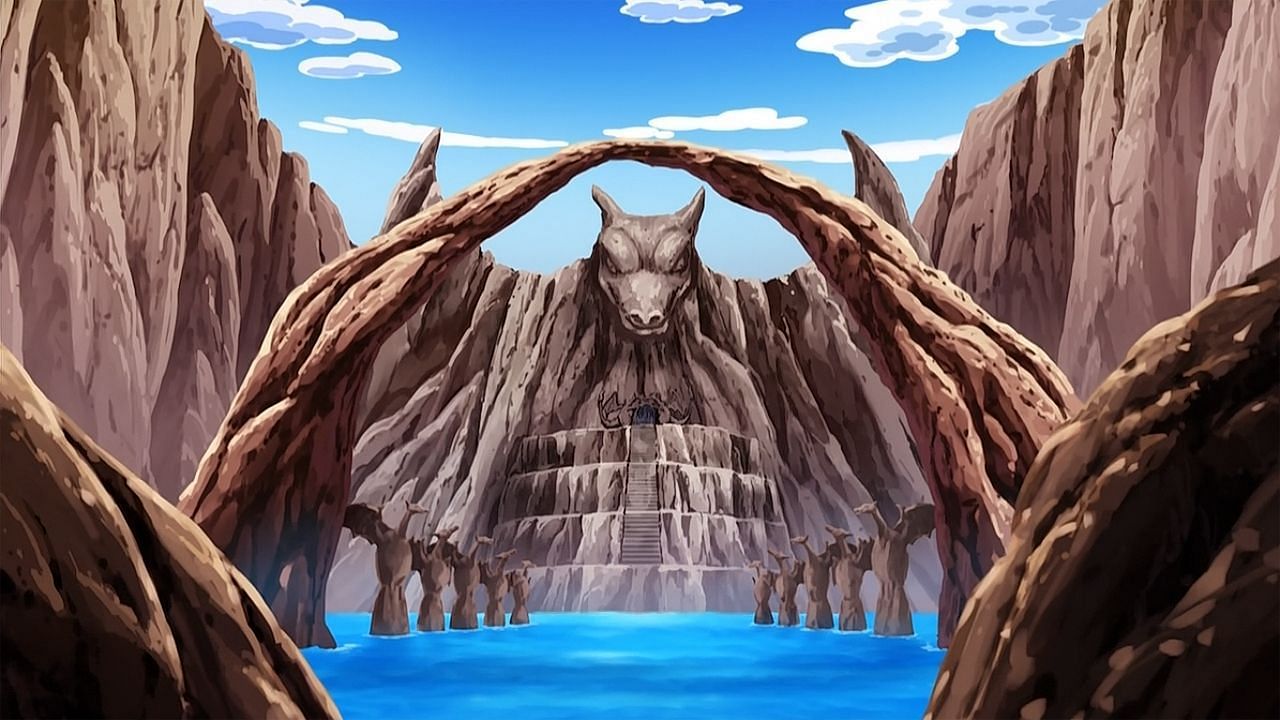 A view of the Charicific Valley in the anime (Image via The Pokemon Company)